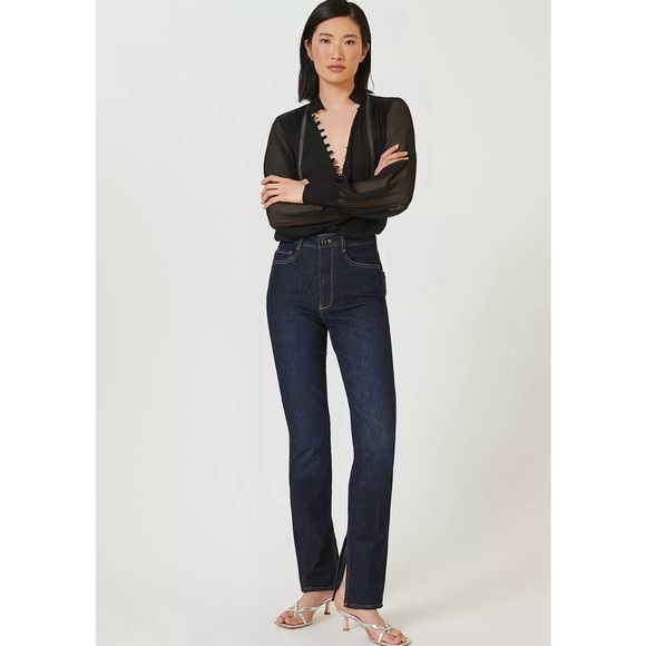 Anthropologie Denim - Anthropologie Pilcro Split Straight High Rise Jeans